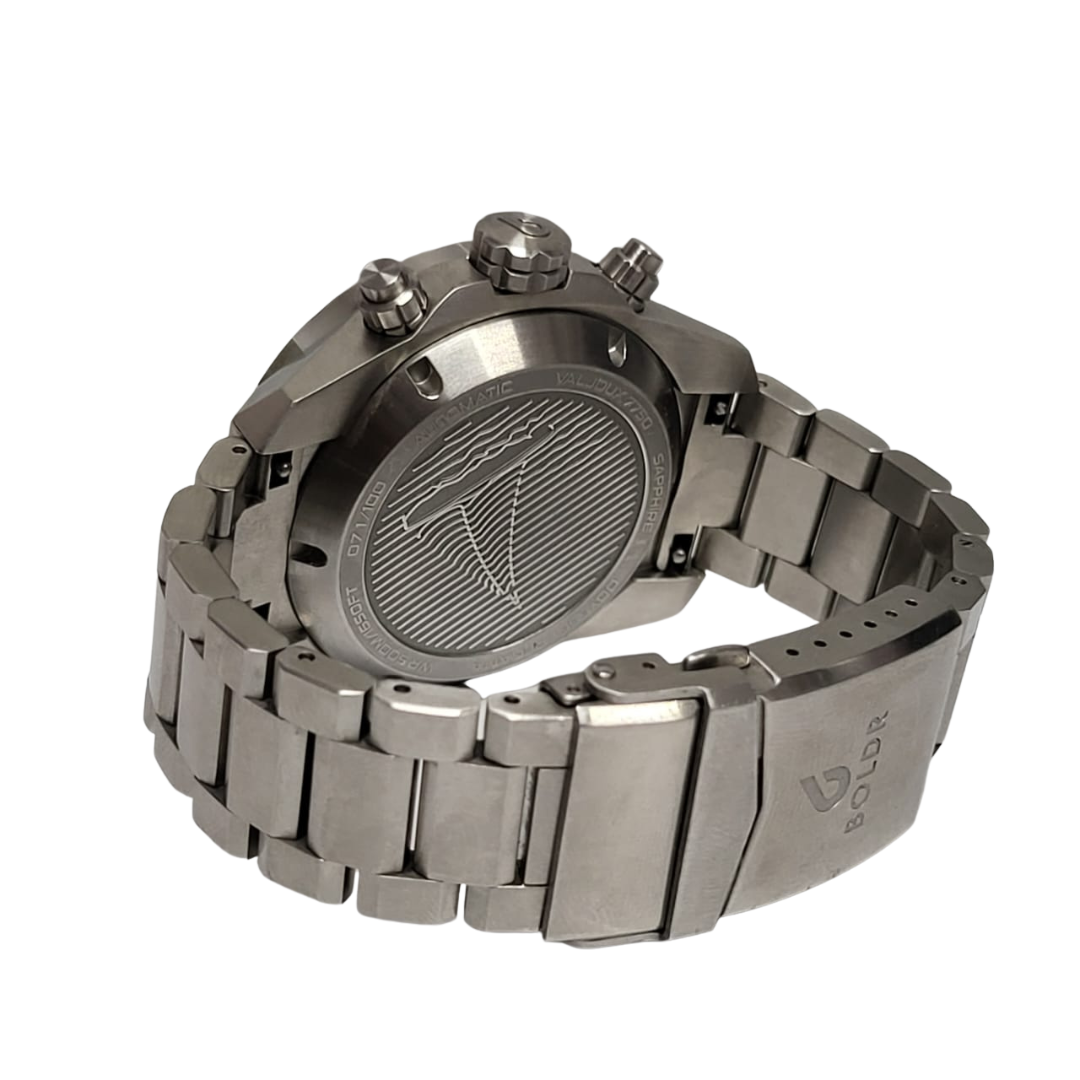 BOLDR Odyssey Regatta #071/100 Limited Edition Automatic Diver's Watch Chronograph Admiral Blue 45.5mm