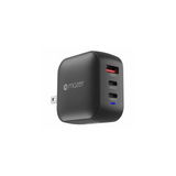 Mazer M-G70W-V5-BK GaNPrestige 70W GaN Wall Charger with 4 Travel Pins - Black