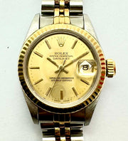 Rolex 69173 Automatic Half Gold Lady Watch
