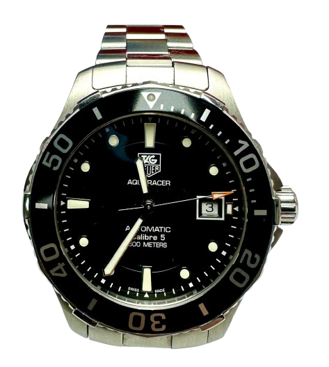Tag Heuer Black Dial Automatic Stainless Steel Men Watch