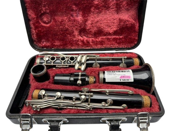 Yamaha YCL-24 5 Section Black Colour Clarinet (Full Set)