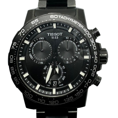 Tissot T125617A Supersport Quartz Black Dial Bracelet Men Watch
