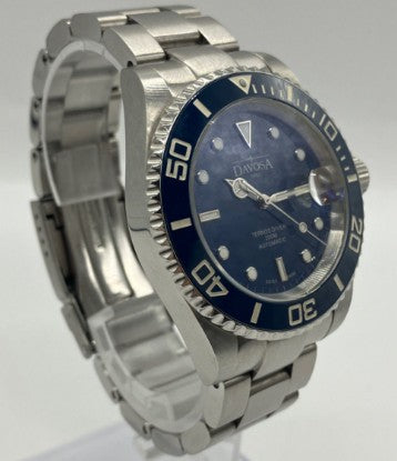 Davosa Ternos Diver Automatic Blue Dial Stainless Steel Men Watch