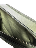 Coach F2124-CW660 Pebble Leather Green Colour Crossbody Bag