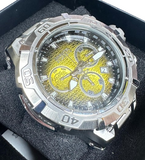 Invicta Ocean Warrior Quartz Yellow Black Dial Bracelet Men Watch