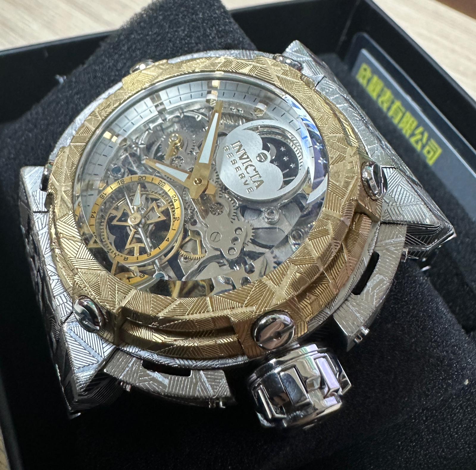 Invicta Coalition Eforcese Laser Cut Automatic Men Bracelet Watch
