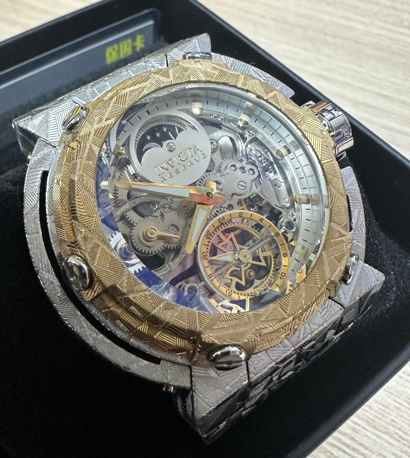 Invicta Coalition Eforcese Laser Cut Automatic Men Bracelet Watch