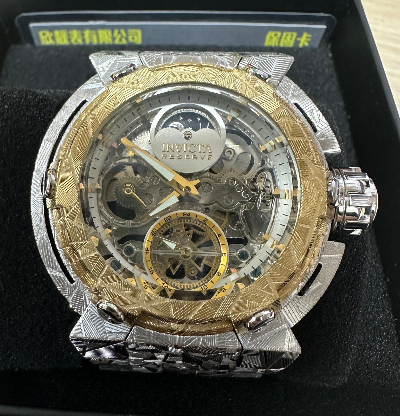 Invicta Coalition Eforcese Laser Cut Automatic Men Bracelet Watch
