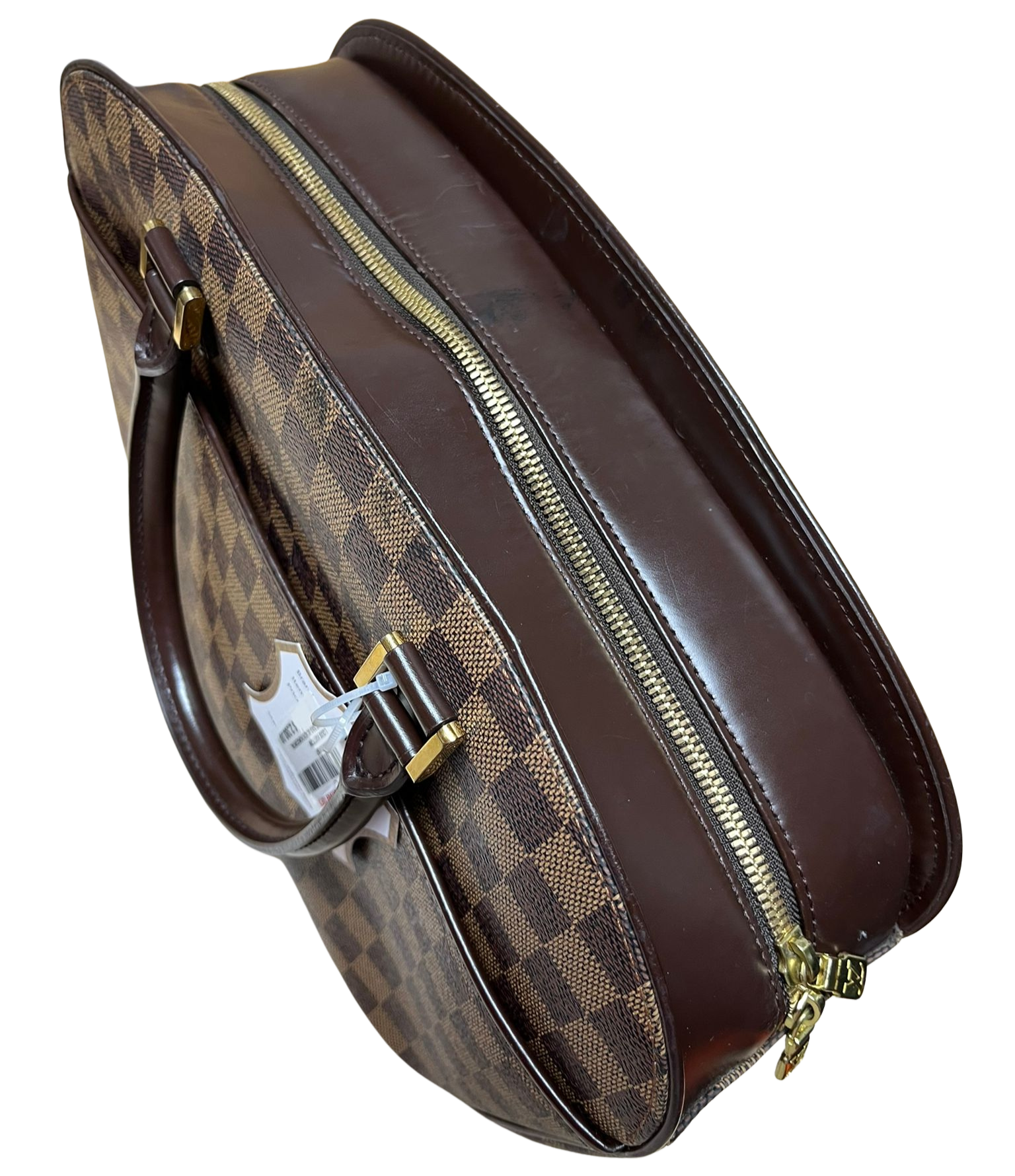 Louis Vuitton Sarria Horizontal Damier Ebene Canvas Double Top Handle Bag