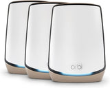 NETGEAR Orbi 860 Series TriBand WiFi 6 Mesh System RBK863S 3Pack 1 Router+2 Satellite Extenders