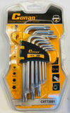 CONAN-Short Arm Torx Key Set/ 9pc