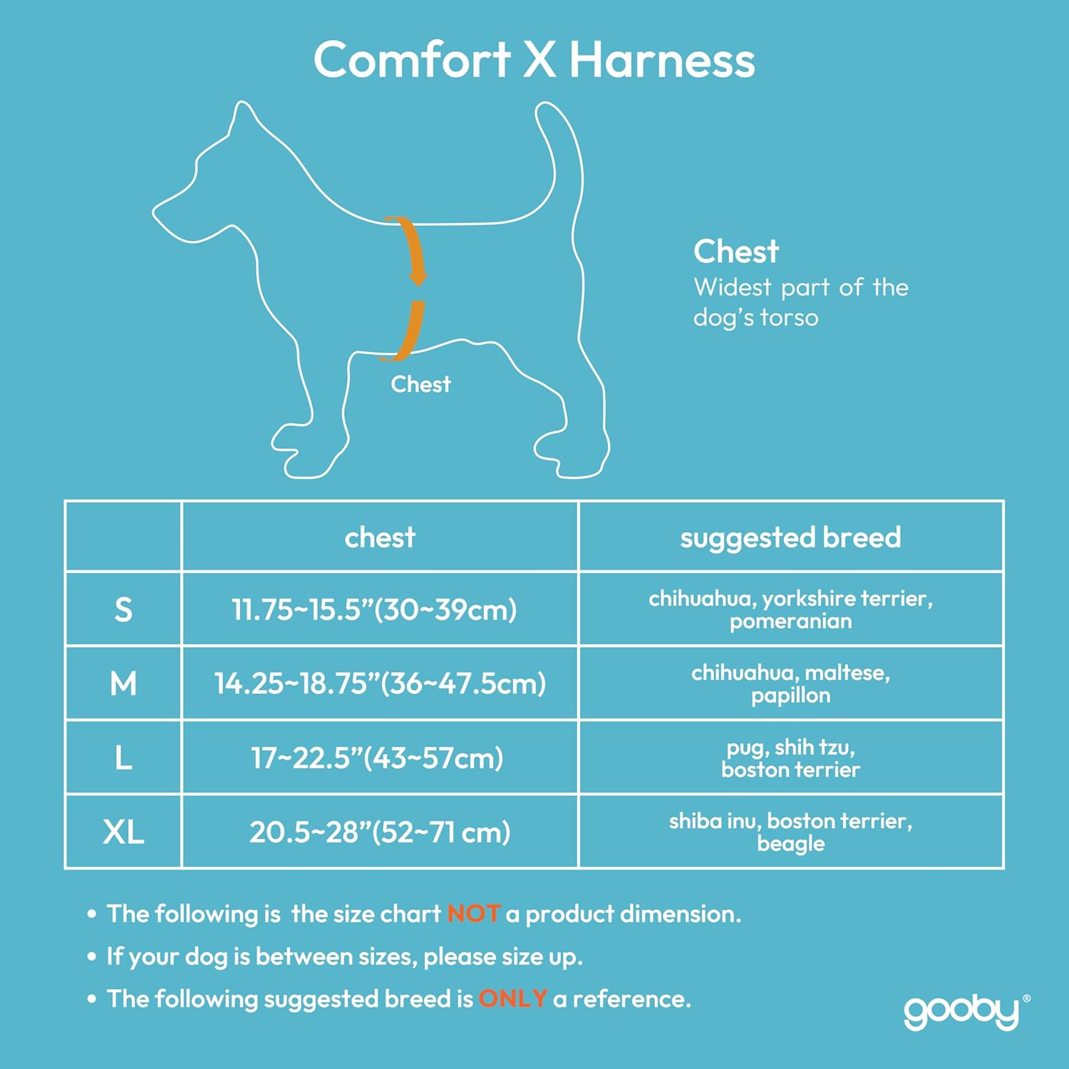 Gooby Comfort X Head In Harness Green Large For Small Dogs