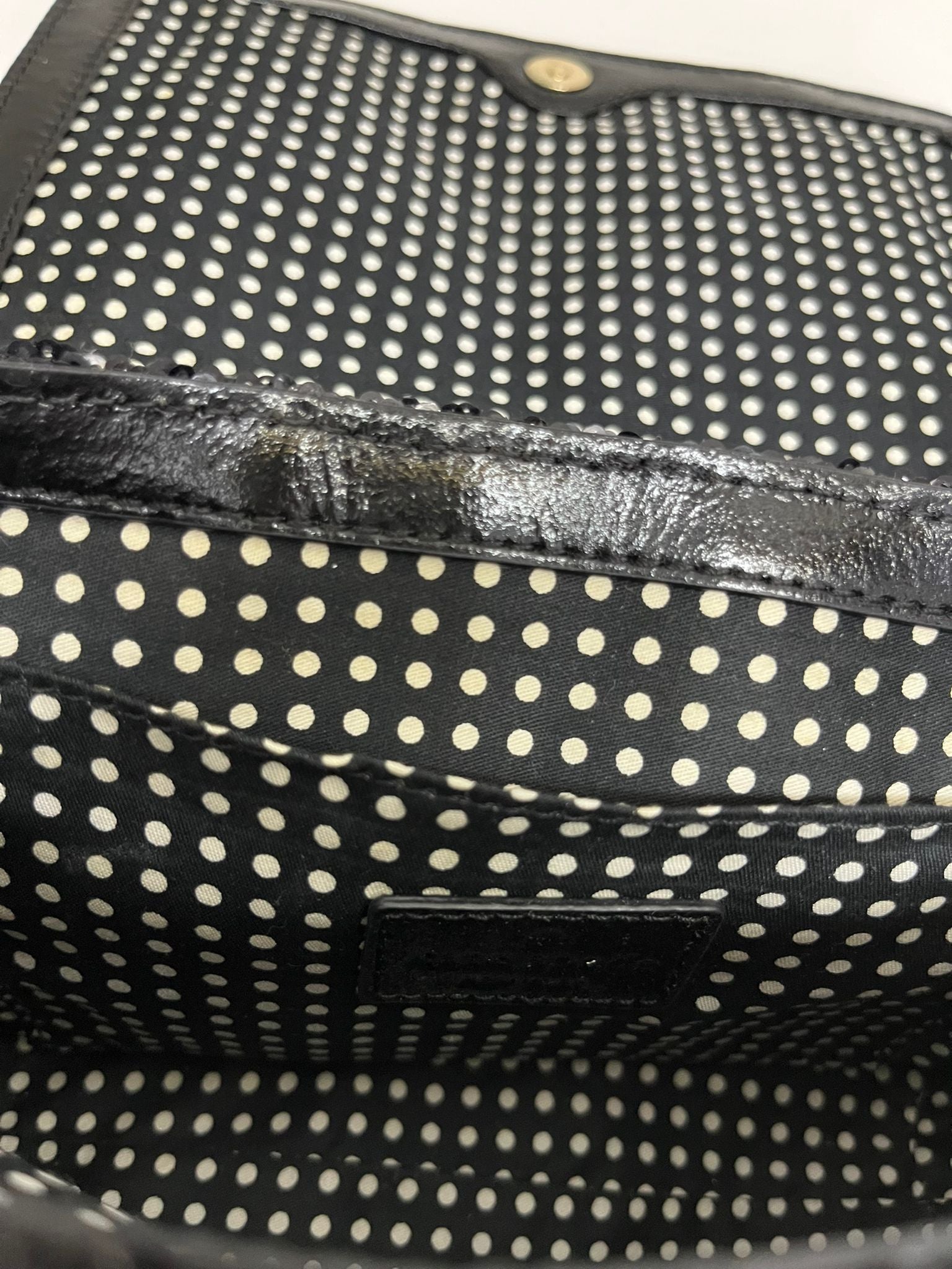 Kate Spade Primrose Hill Kaelin Sequin Evening Bag Black