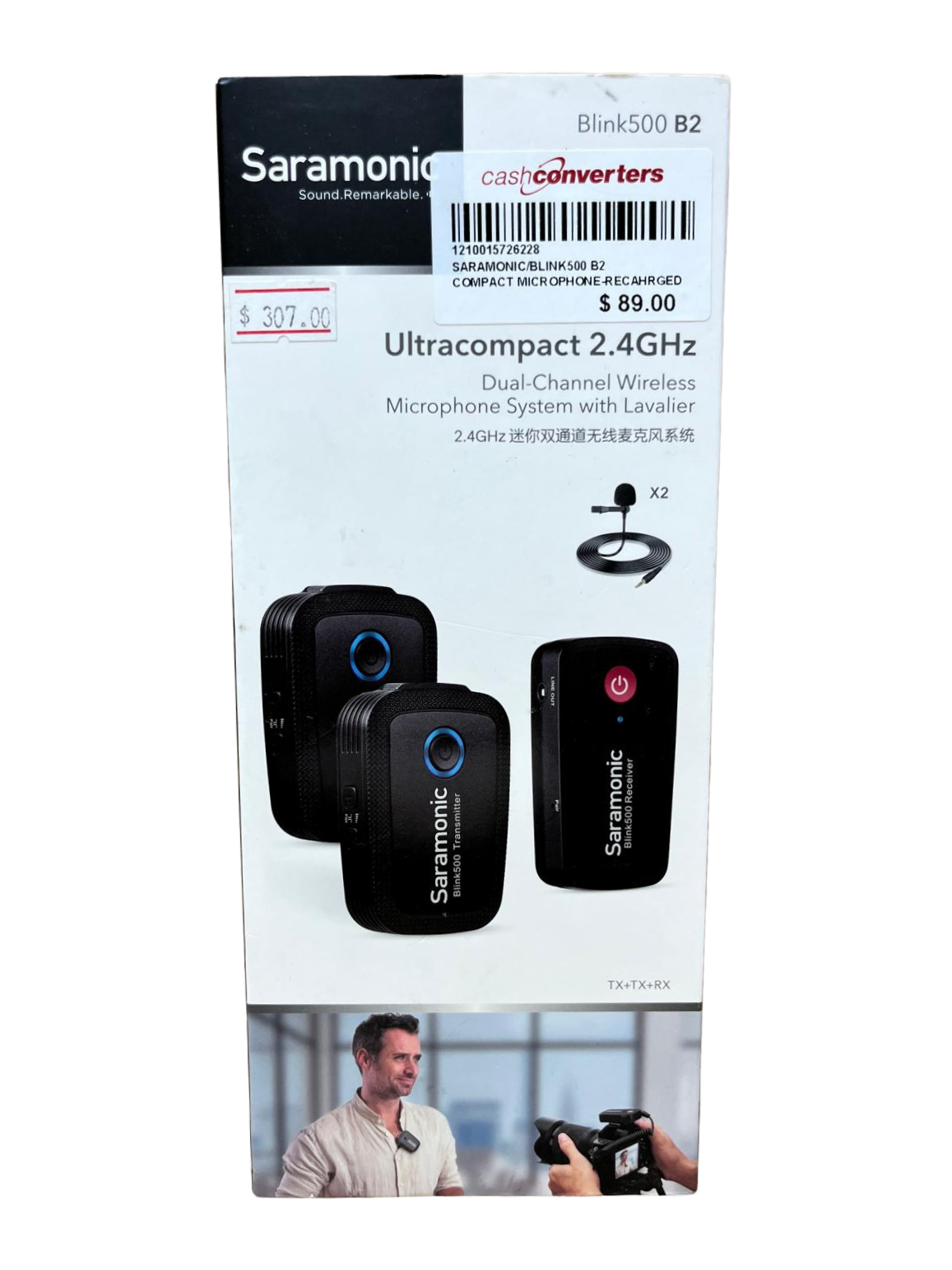 Saramonic Blink500 B2 2.4G Wireless Kit Microphone System