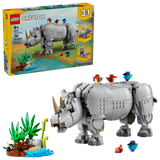 LEGO 31171 Wild Animals: Majestic Rhino with Birds