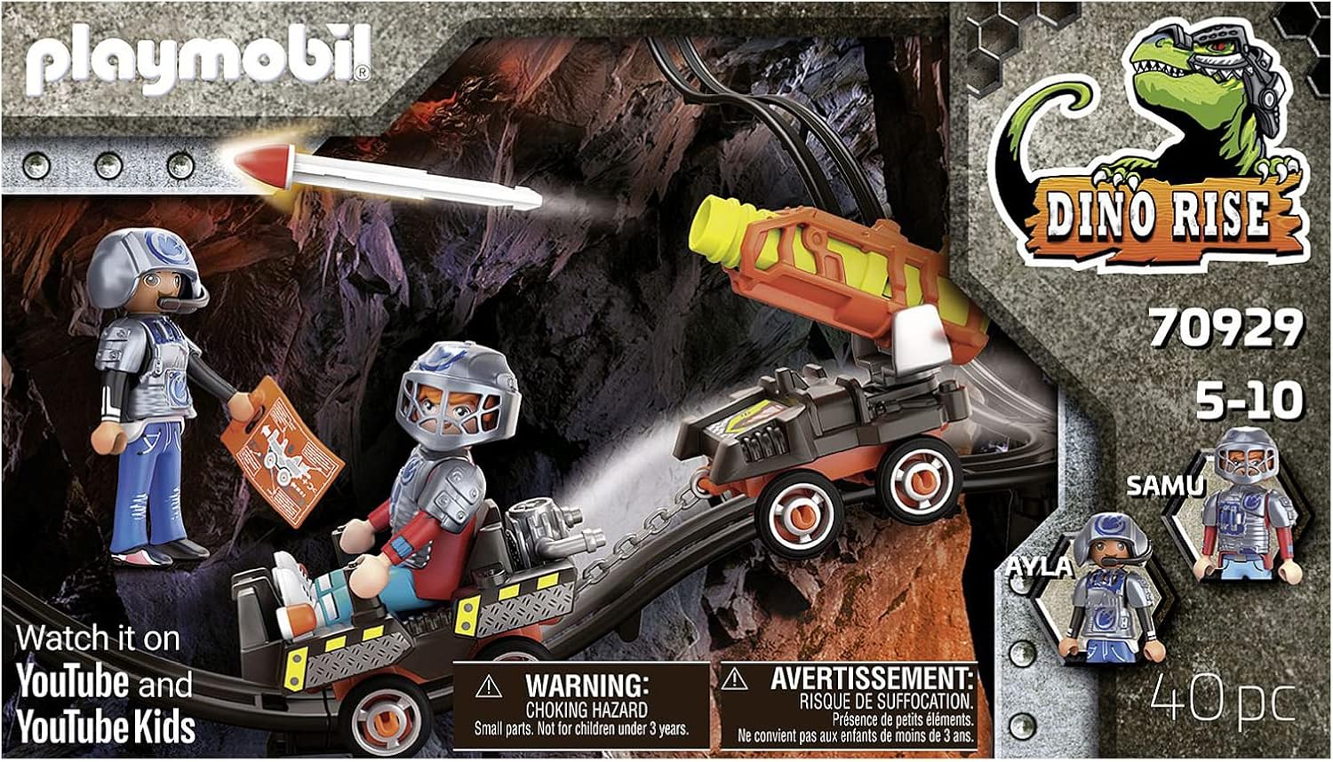 Playmobil 70929 Dino Mine Missile