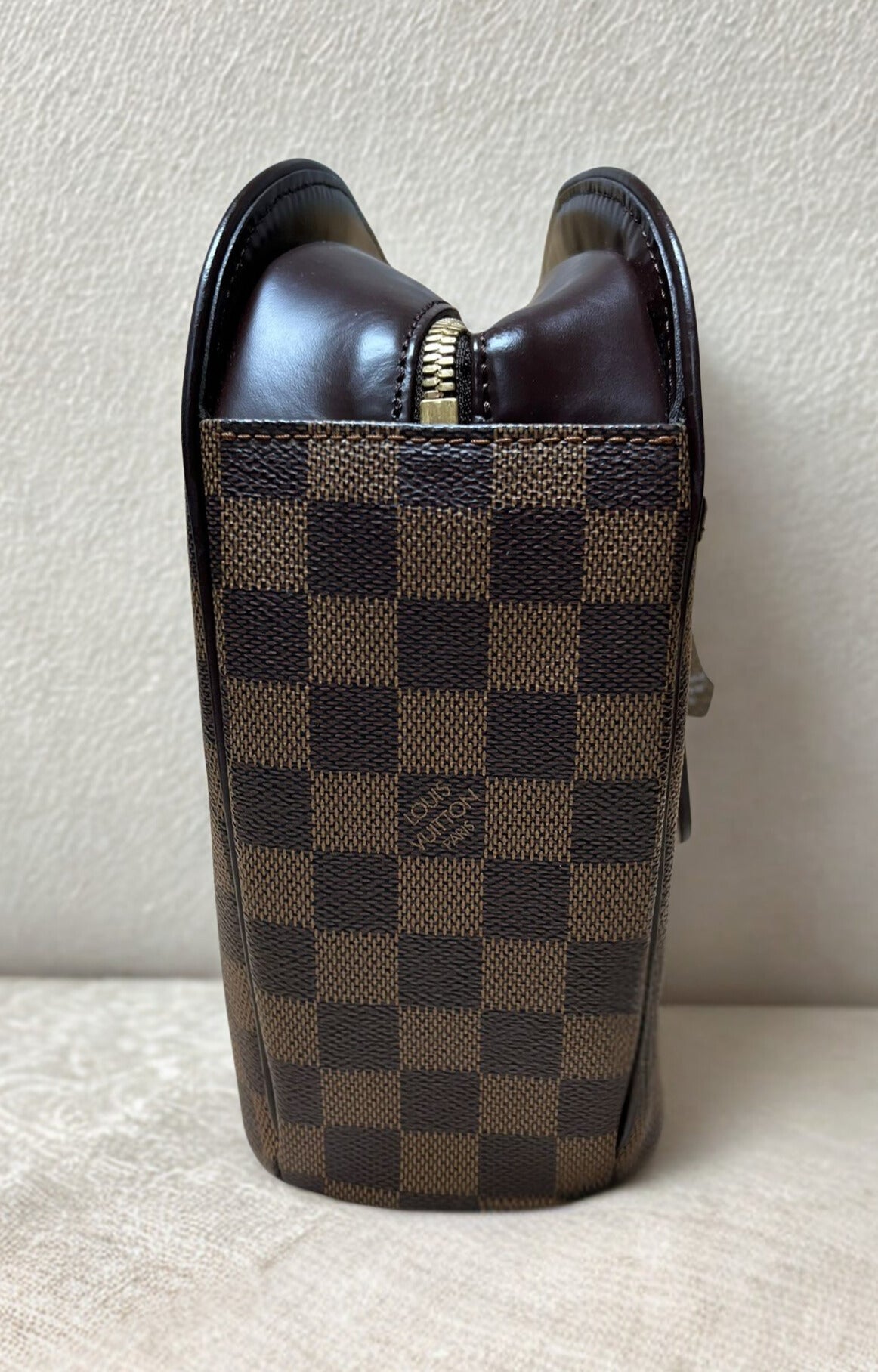 Louis Vuitton Sarria Horizontal Damier Ebene Canvas Double Top Handle Bag