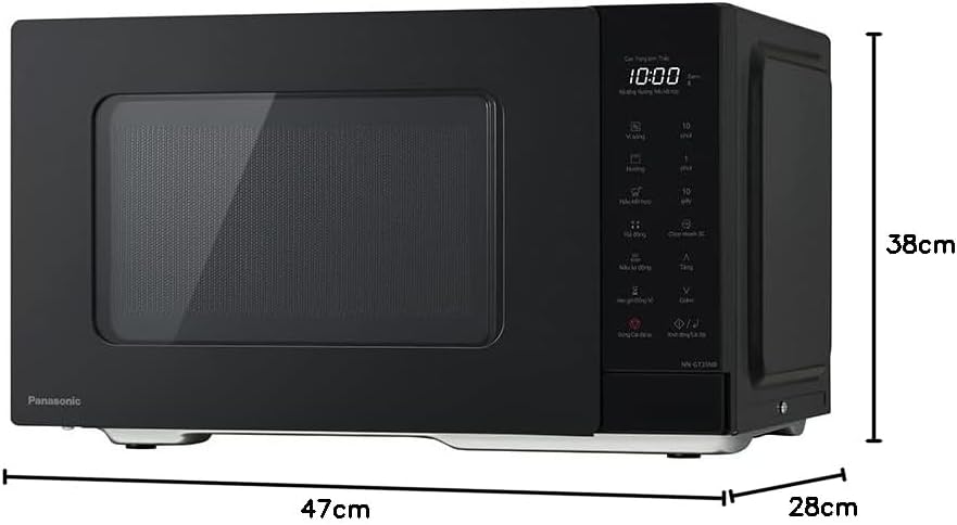 Panasonic NN-GT35NBYPQ - Microwave with Grill function, 24L capacity, Black color