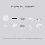 Robot Vacuum Cleaner White Ecovacs 623 Deebot T10