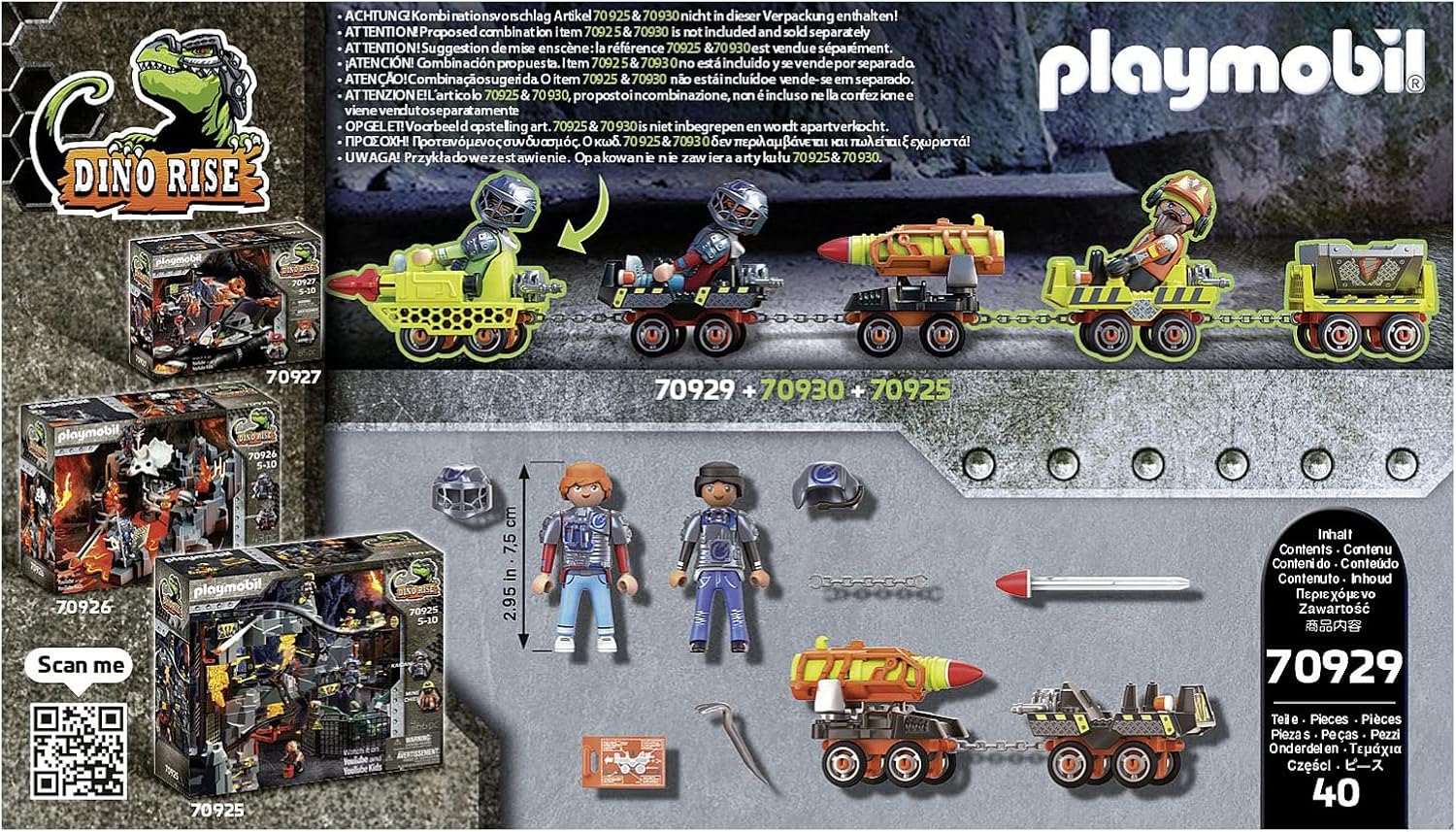 Playmobil 70929 Dino Mine Missile
