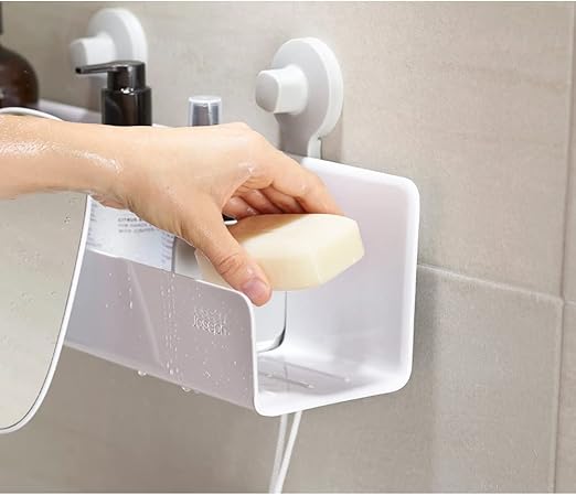 SHOWER CADDY W/MIRROR-LARGE/WHITE JOSEPH JOSEPH 909/70548