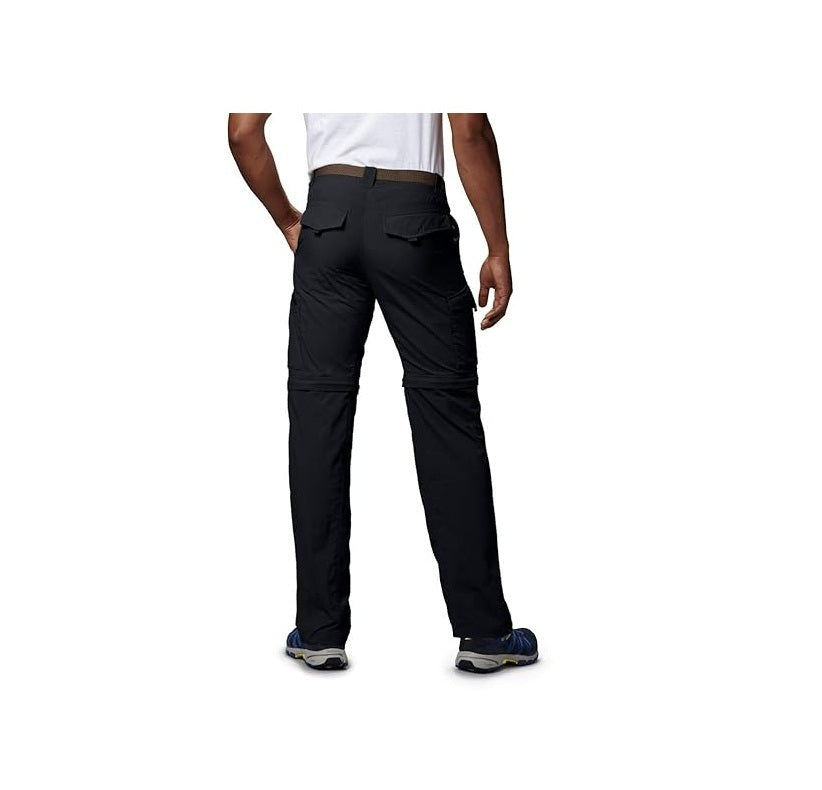 Columbia Men's Silver Ridge Convertible Pant, Black (32W x 30L US)