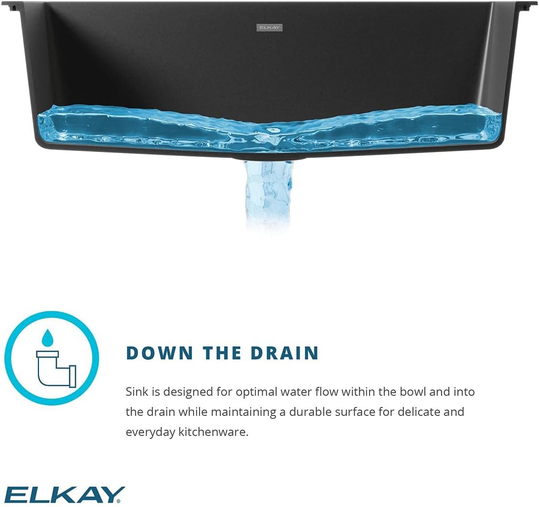 Elkay ELGU2522WH0 UnderMount Single Bowl Kitchen Sink