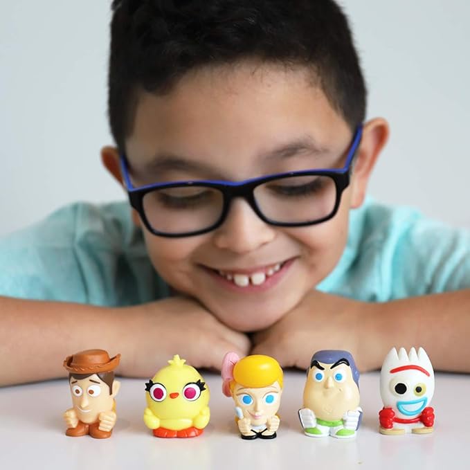 Basic Fun Official Mash'ems Super Sphere - Toy Story 4 Series 1 - Squishy Collectible Figures – 6 Pack