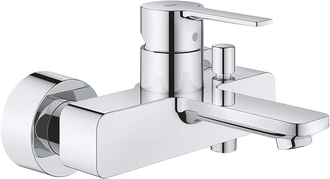 SHOWER FACUET WALL MOUNT SILVER GROHE LINEARE