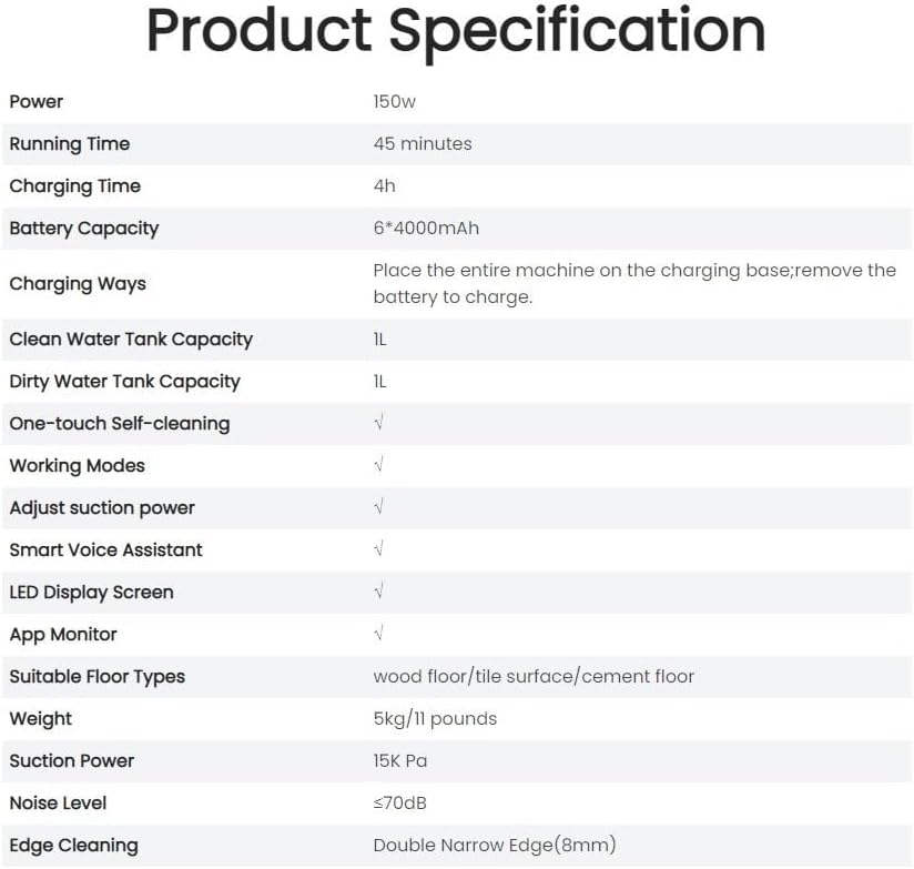 Proscenic WashVac F20 Cordless Wet Dry Vacuum Cleaner and Mop,Self-Cleaning