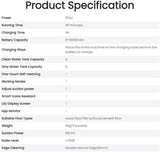 Proscenic WashVac F20 Cordless Wet Dry Vacuum Cleaner and Mop,Self-Cleaning