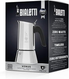 Bialetti 0007254/CN Venus Induction Coffee Maker, 4 Cups, Silver