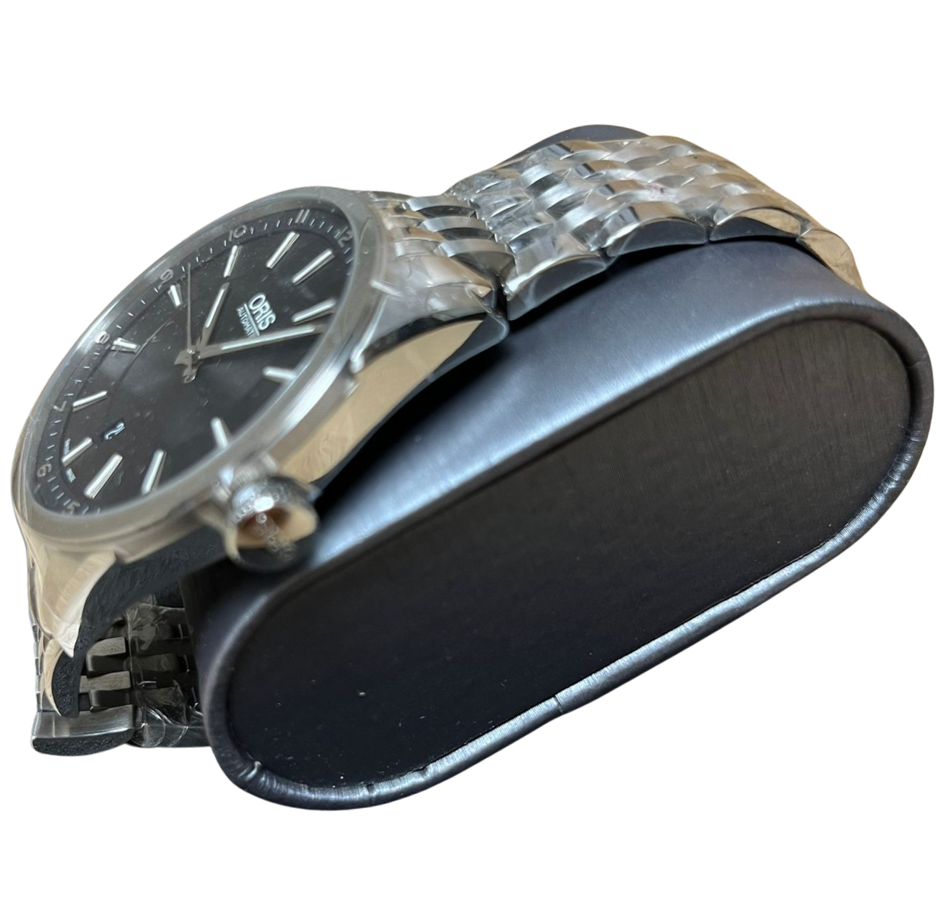 Oris Artix Date 3384521 Automatic Black Dial Stainless Steel Men Watch