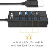 USB HUB-4 PORTS W/SWITCH WAVLINK 2246/UH30414