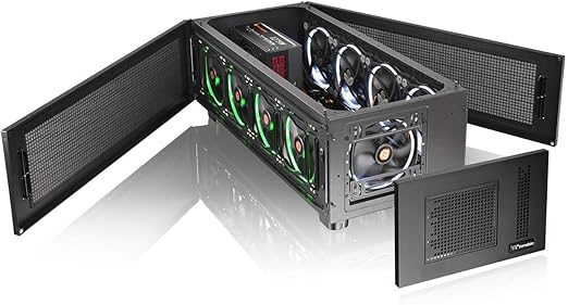 Thermaltake Core P100 Extended Water Cooling Fully Modular/Dismantle Stackable Tt LCS Certified Pedestal CA-1F1-00D1NN-00, Black