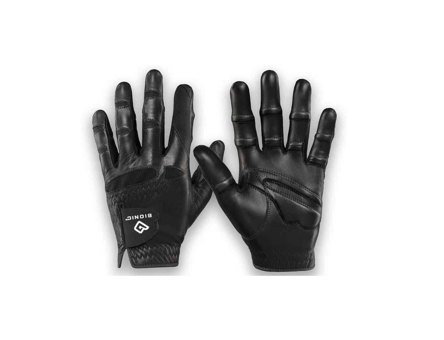 Bionic Men's StableGrip with Natural Fit Black Golf Glove, Right Hand ("S" Size)