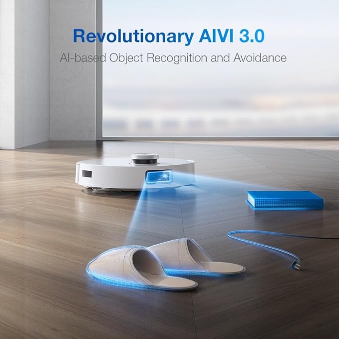 Robot Vacuum Cleaner White Ecovacs 623 Deebot T10