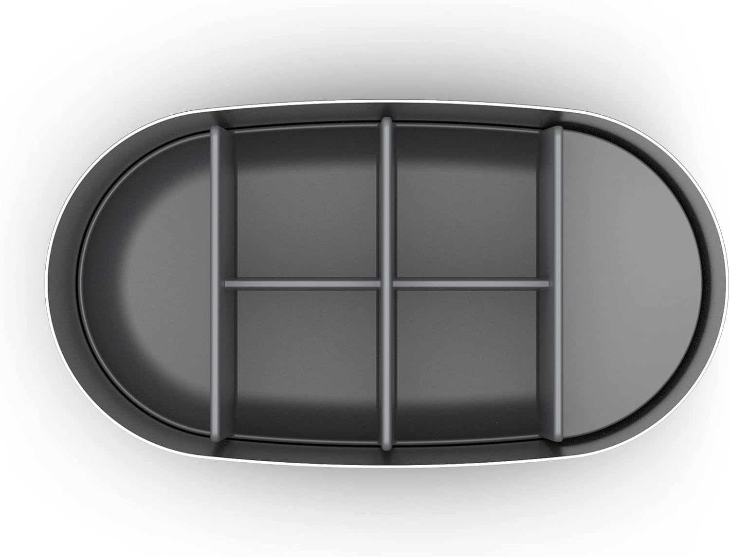 Joseph Joseph 70581 EasyStore Luxe Stainless Steel Toothbrush Caddy, Large, Silver