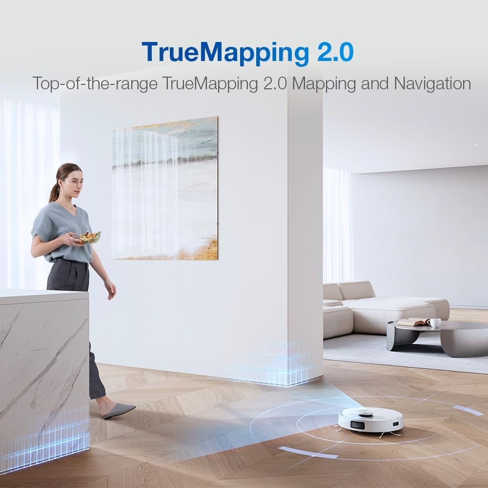 Robot Vacuum Cleaner White Ecovacs 623 Deebot T10