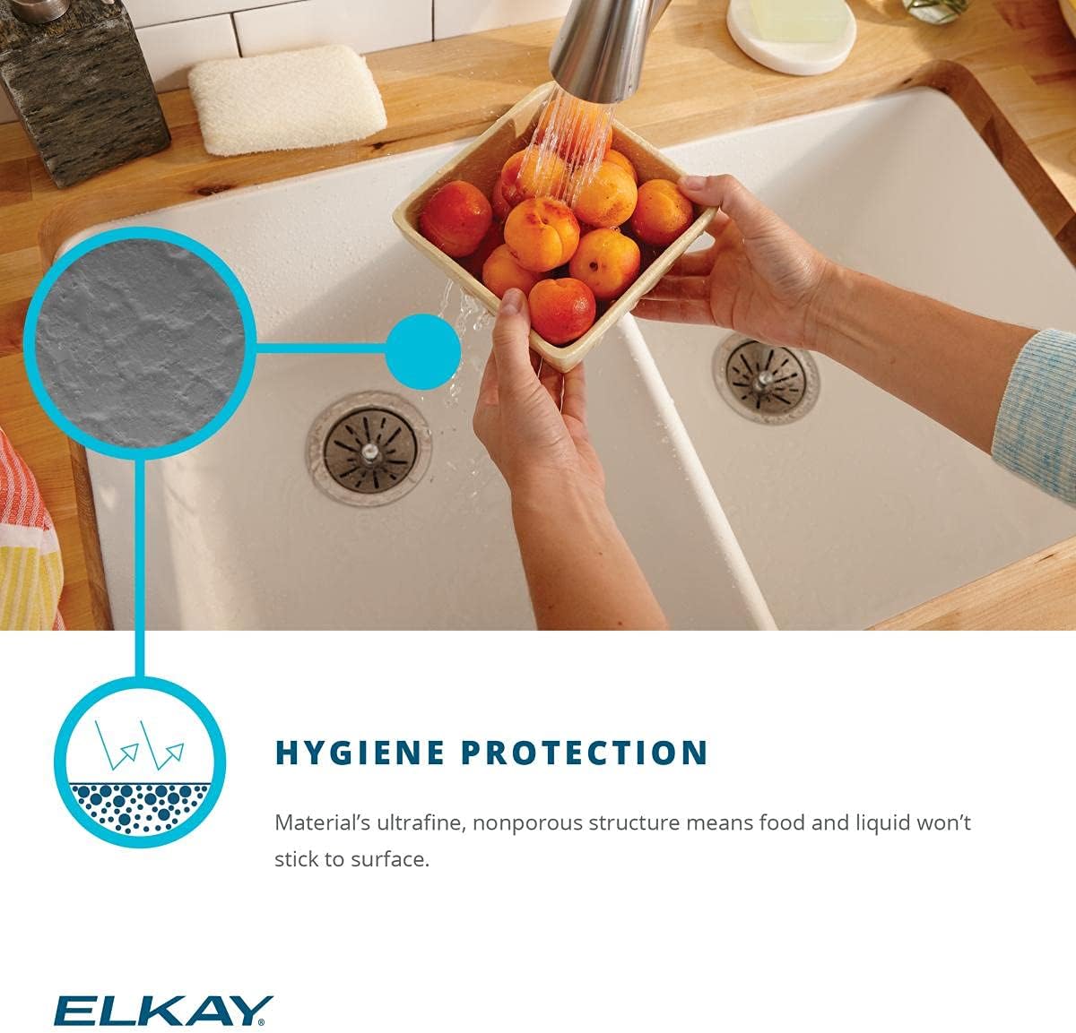 Elkay ELGU2522WH0 UnderMount Single Bowl Kitchen Sink
