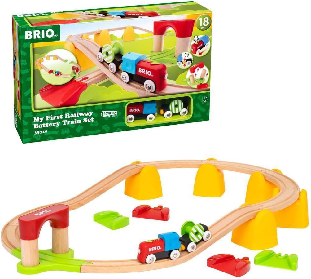 BRIO 33710 My First Railway Battery Train Set Green