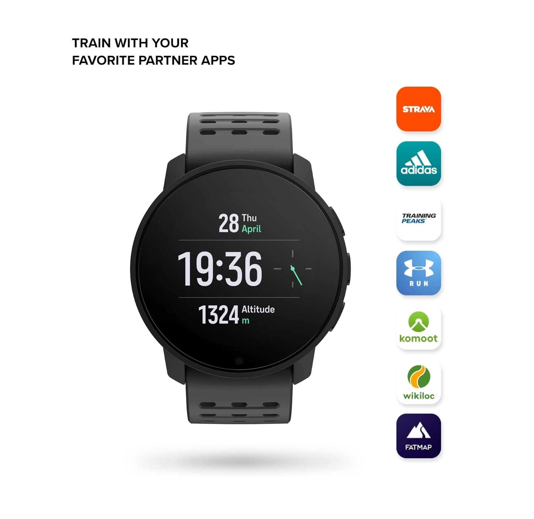 Suunto 5 Peak GPS Sports Watch with Long Battery Life & Wrist-Based Heart Rate