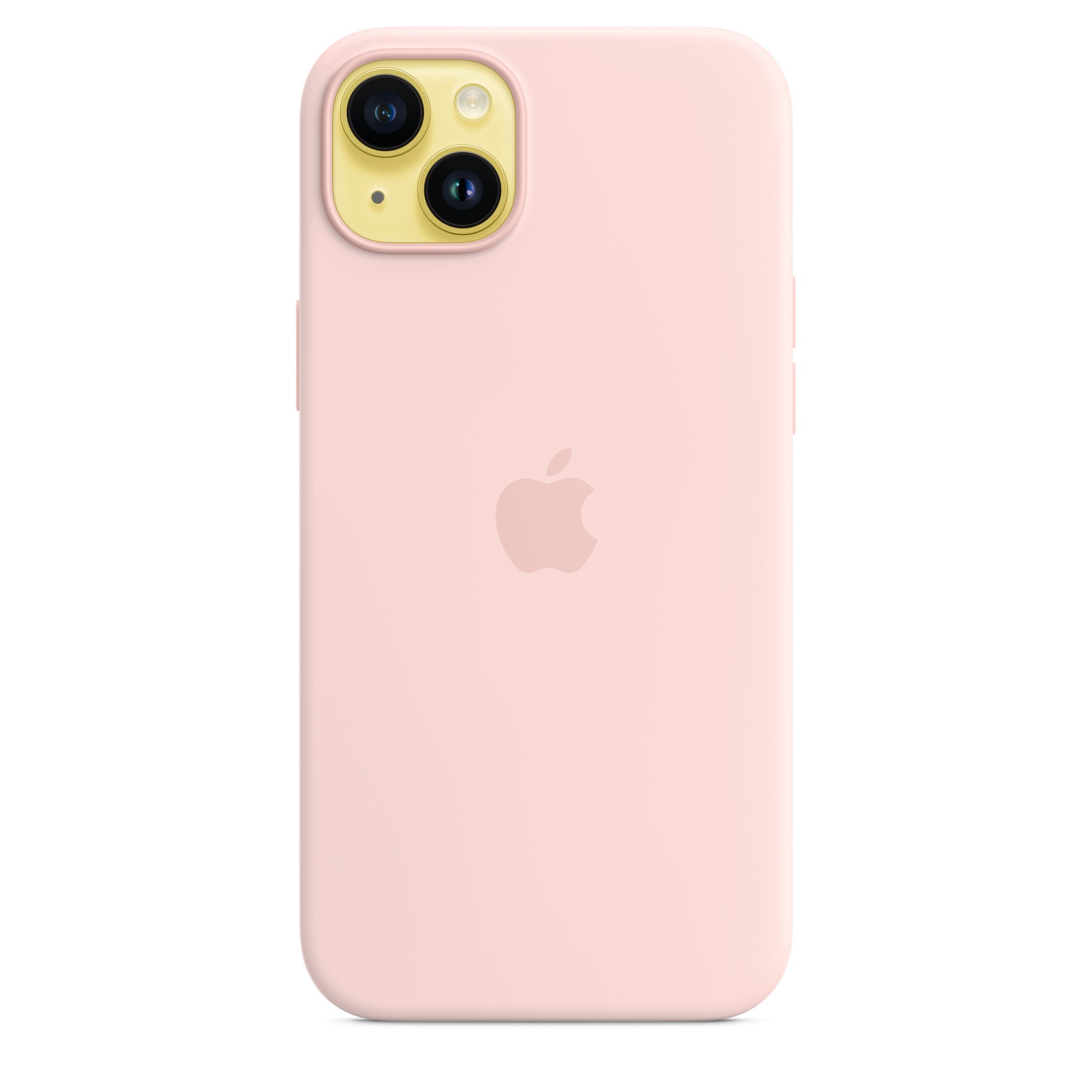 iPhone 14 Plus Silicone Case with MagSafe Chalk Pink