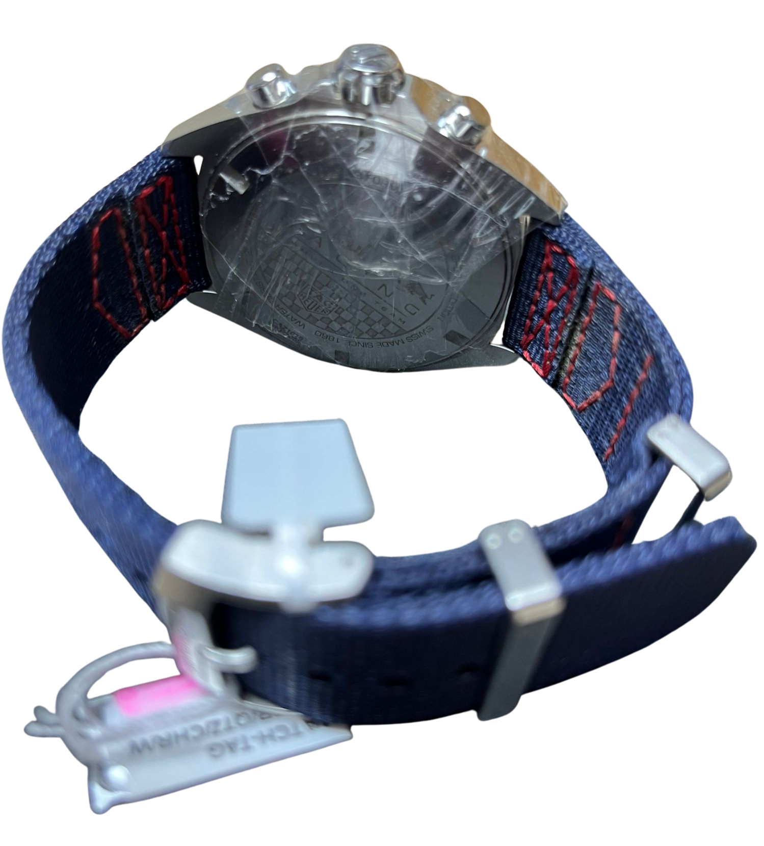 Tag Heuer Formula 1 Redbull Edition Chronograph Blue Dial Blue NATO Strap Watch for Men - CAZ1018.FC8213 ,43mm