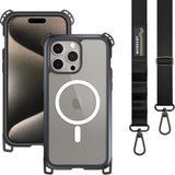 MAGEASY Case with Strap For iPhone 15 Pro Max