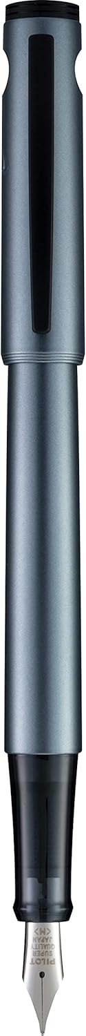 PILOT Explorer Lightweight Fountain Pen, Includes CON-B Converter; Gray Barrel, Fine Nib (12271)