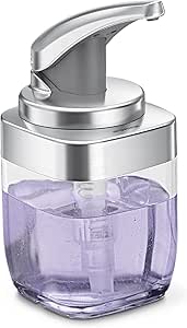 simplehuman 15 oz Square Push Pump Liquid Soap Dispenser