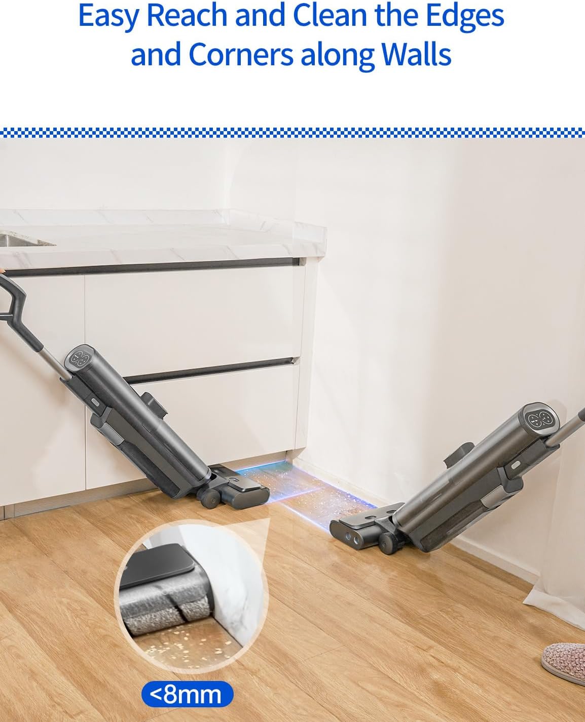 Proscenic WashVac F20 Cordless Wet Dry Vacuum Cleaner and Mop,Self-Cleaning