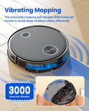 Proscenic V10 Robot Vacuum Cleaner, 3000Pa Strong Suction LiDAR robot vacuum, Sonic Mopping, Ultrasonic Carpet Recognition, App & Alexa Voice Control, Self-Charging, for Hard Floor & Low Pile Carpet