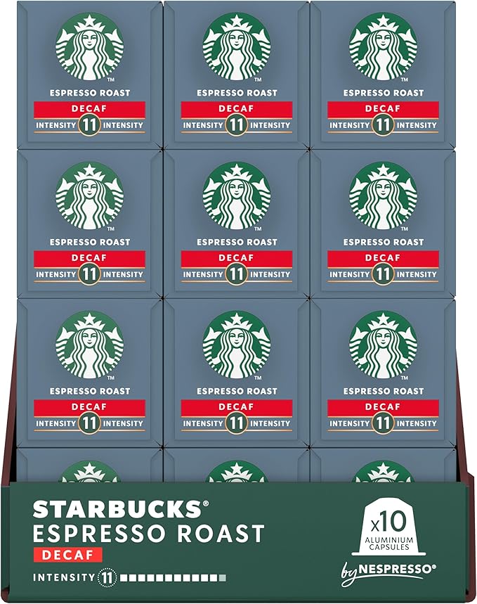 COFFEE CAPSULE-10 CAPX12 STARBUCKS 2890/ESPRESSO ROAST DECAF